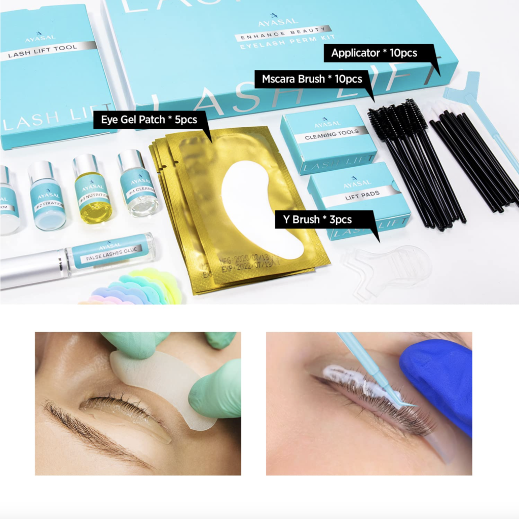 thumbnail image 2 of Eyelash Lifting & Tint Kit – Semi-Permanent Brow Lift & Lashes Lamination Kit – USA Seller 2 of 5
