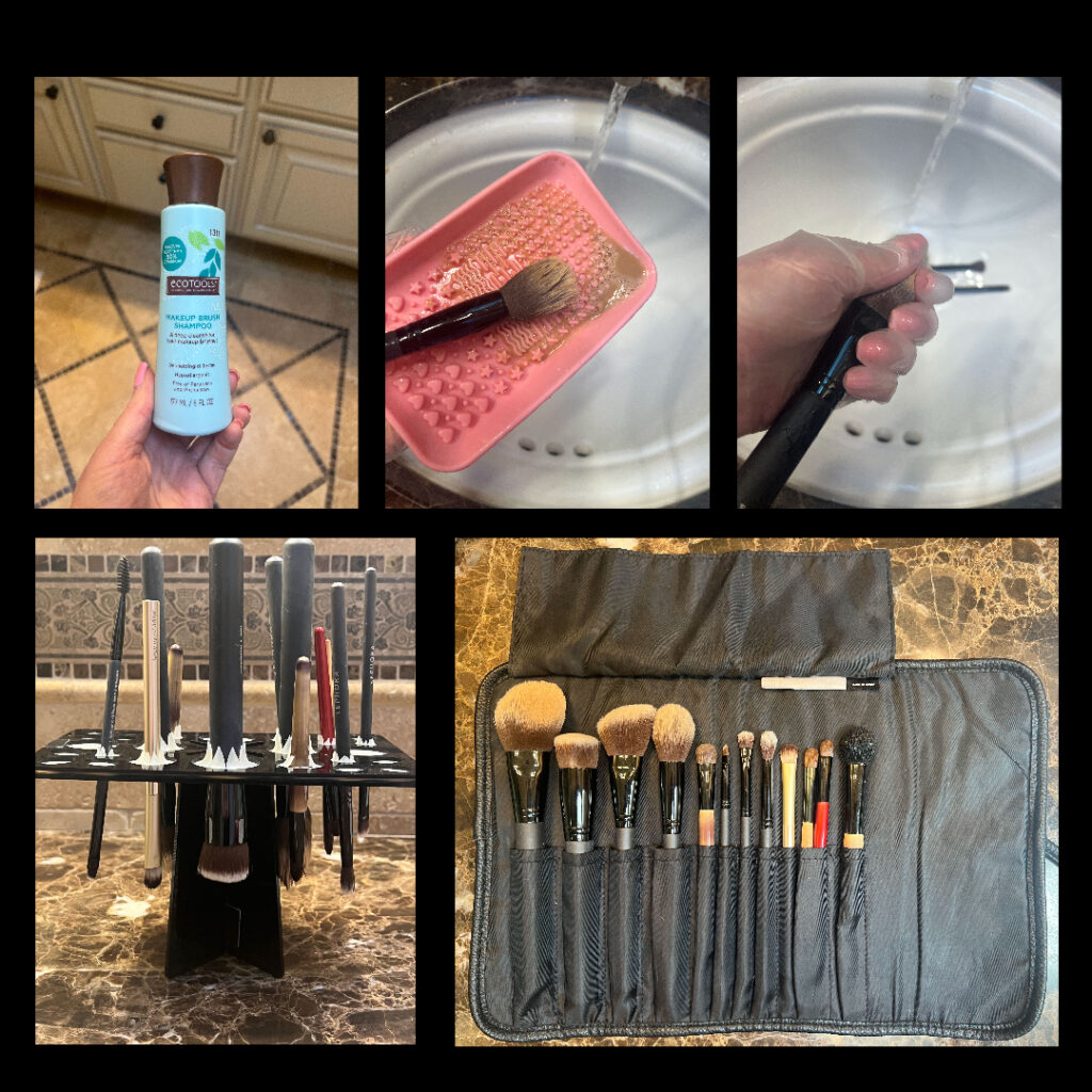 How to clean your kit, sponges and brushes
